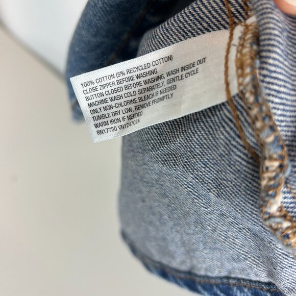 Future Collective Flared Denim Women's Midi Skirt Medium Wash Size: 8 - Picture 10 of 11